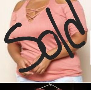 Edgy Plus Size Shoulder Top